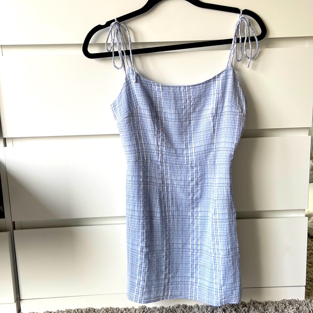 Superdown Plaid Mini Dress